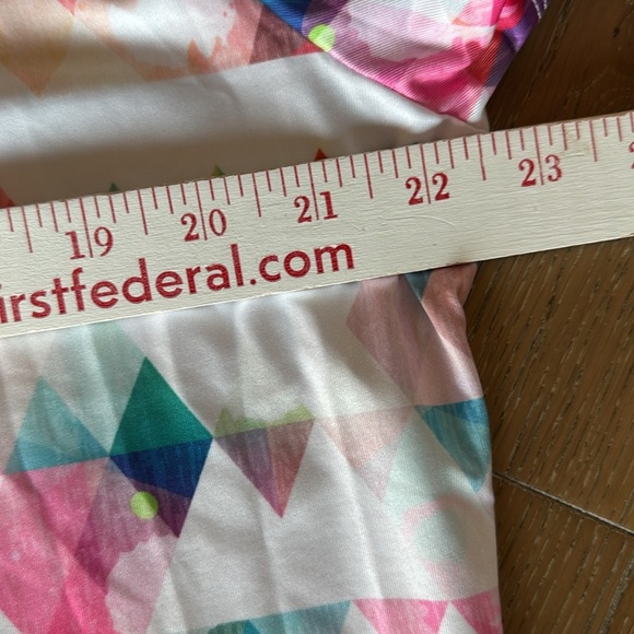 NWT Yatta “Colors of Life” Womens Golf Shirt polo 3XL Rainbow activewear Tennis - Picture 8 of 8